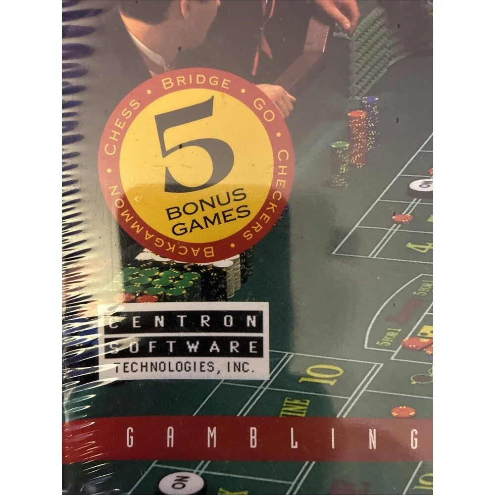 New Casino Master 3.0 PC Game 1997 Windows CD ROM Video Poker Slots Simulation
